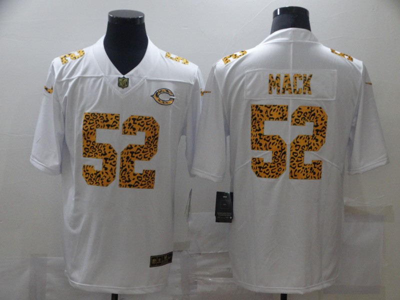 Men's Chicago Bears Khalil Mack #52 White Jersey